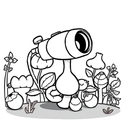 Peashooter from Plants vs Zombies