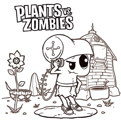 Peashooter Zombie