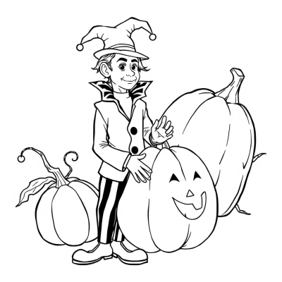 Pierrot and Pumpkin