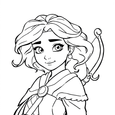 Portrait of Merida Brave