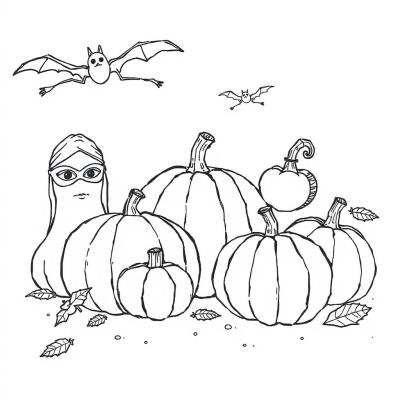 Pumpkins and Masks