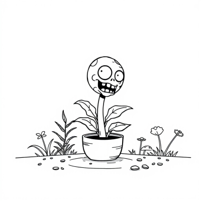 Zombie Plant from Plants vs Zombies