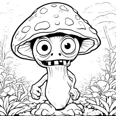 Hypno-Shroom from Plants vs Zombies