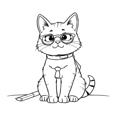 Scholar Cat