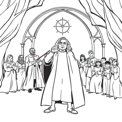 Severus Snape Protects His Students