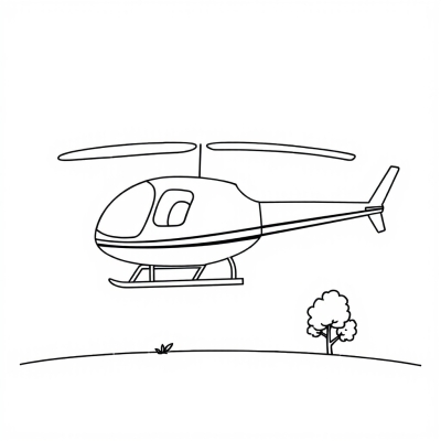 Simple Helicopter for Kids