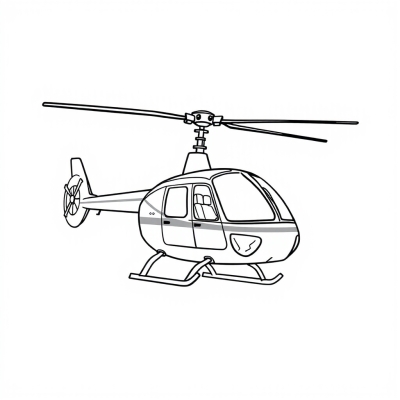 Simple Police Helicopter