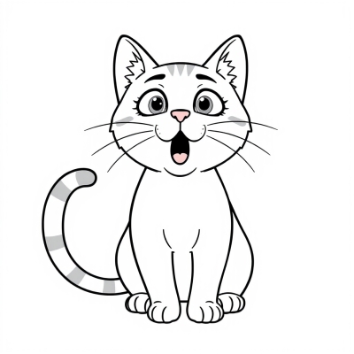 Surprised Cat