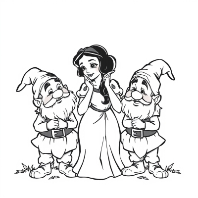 Dwarfs Wake Snow White