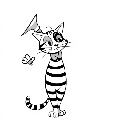 Striped Cat Trickster