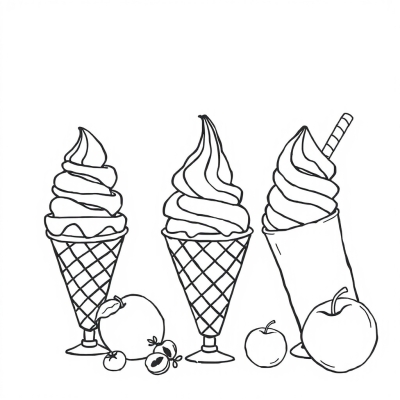 Lots of Fruity Ice Cream