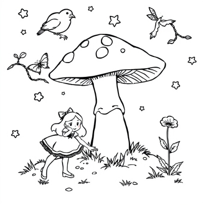 Alice and the Magical Mushroom