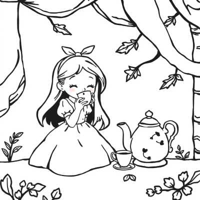 Alice with a Cup of Tea