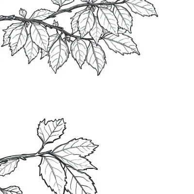 American Hornbeam Leaf