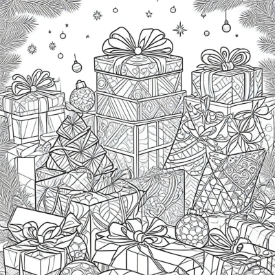 Anti-Stress Christmas Ornaments and Gift Boxes