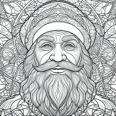 Anti-Stress Santa Face