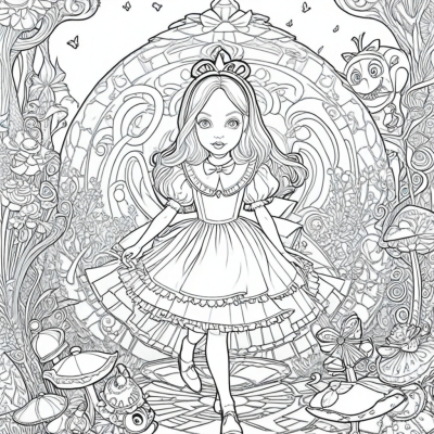 Stress Relief Alice in Wonderland