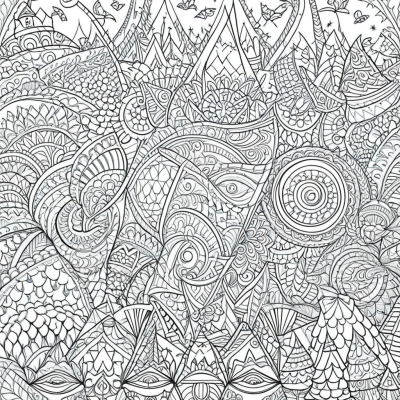 New Year Anti-Stress Coloring