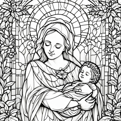 Baby Jesus in His Mother's Arms