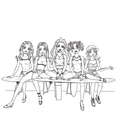 Barbie and Friends on Boards