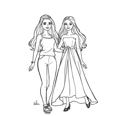 Barbie with Mom