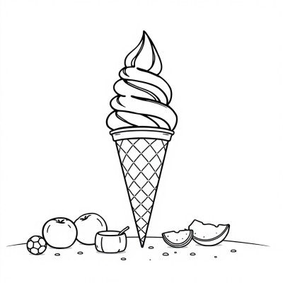 Giant Ice Cream Cone Anti-Stress