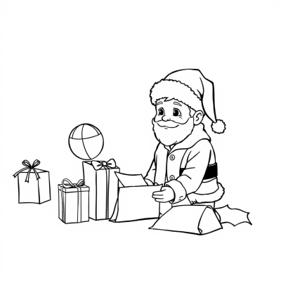 A Boy Writing a Letter to Santa Claus