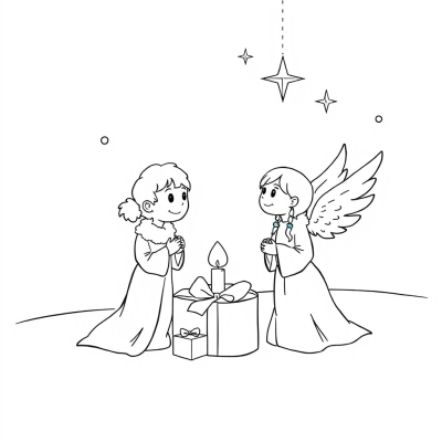 Christmas and Angel