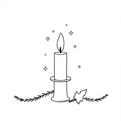 Christmas Candle