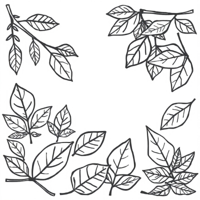 Collage of Leaves