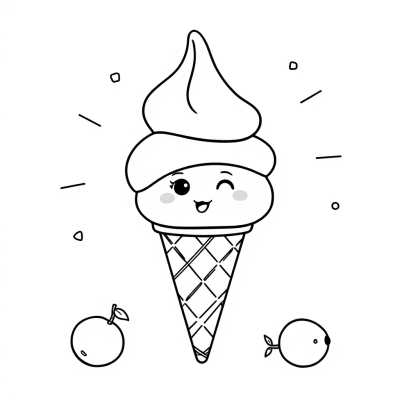 Cute Ice Cream Cone