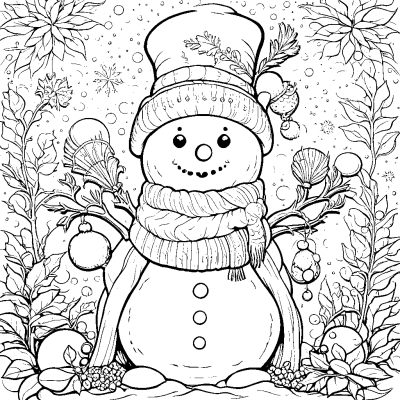 Cute Snowman Anti-Stress