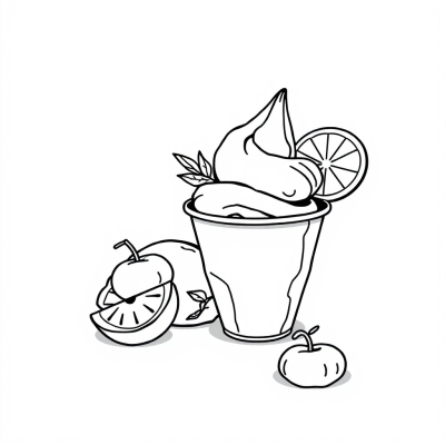 Delicious Ice Cream in a Cup