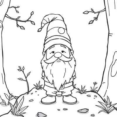 Gnome Prostak Coloring Fun