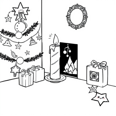 Fun Christmas Candle