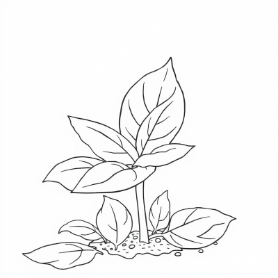 Hosta Leaf