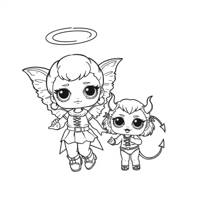 LOL Angel and Little Devil