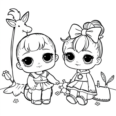 LOL Baby and Sister Curious Cutie