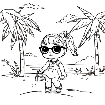 LOL Doll on Vacation