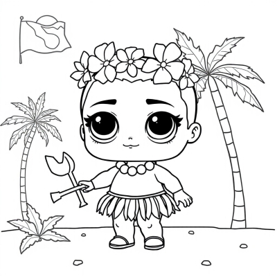 LOL Hawaiian Boy Luau
