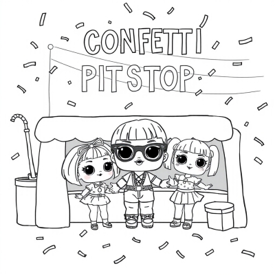 LOL Confetti Pit Stop