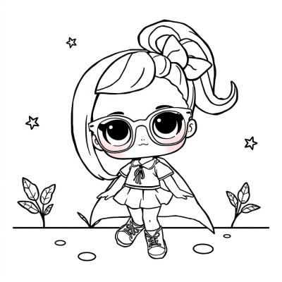 LOL Doll with Glasses