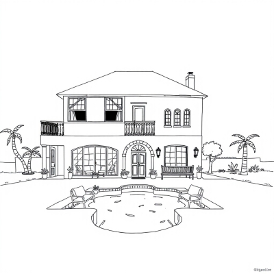 LOL House with Huge Pool