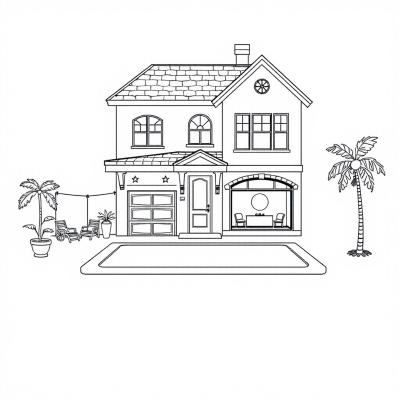 LOL House with Garage and Pool