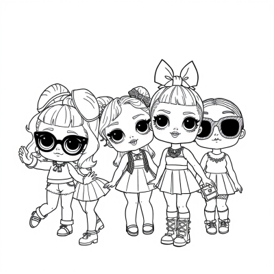 LOL OMG Fashion Friends