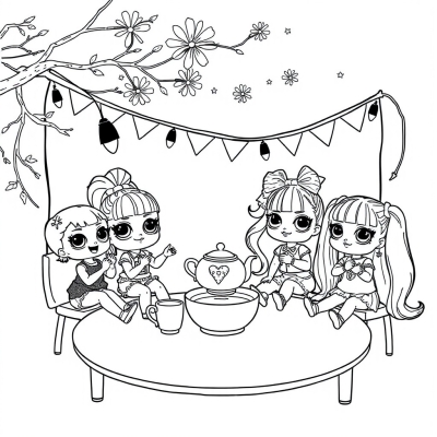 LOL OMG Tea Party