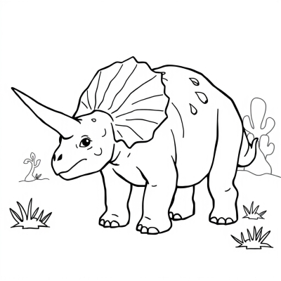 Long-Horned Triceratops