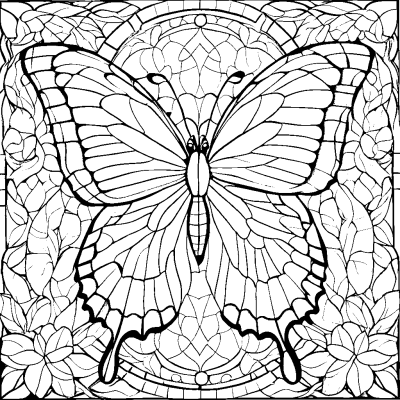 Mosaic Butterfly