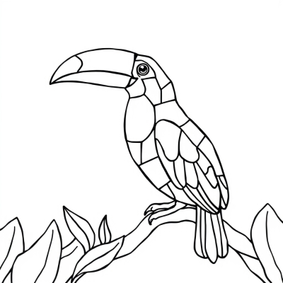 Toucan Mosaic