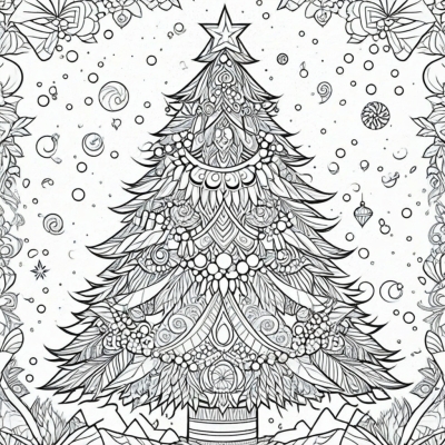 New Year Anti-Stress Christmas Tree
